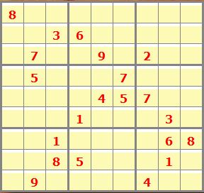 exemple de sudoku